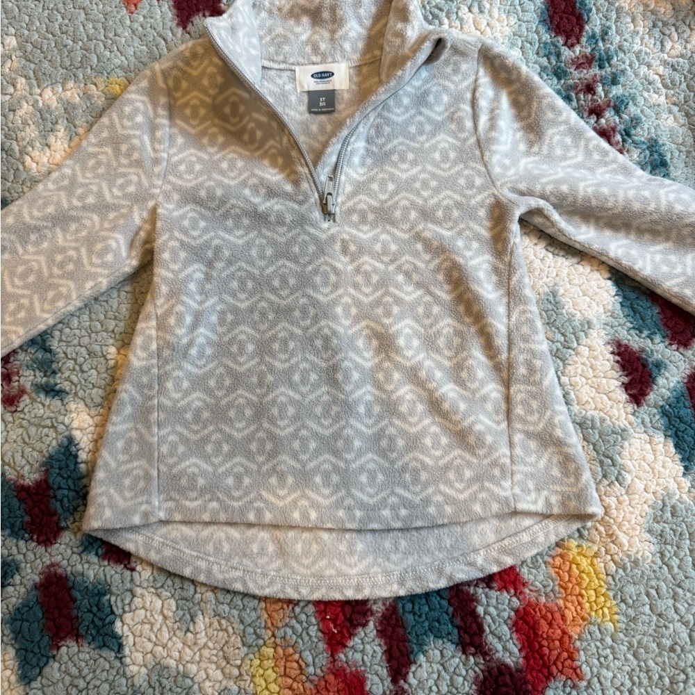 Old Navy Gray Fleece Jacket